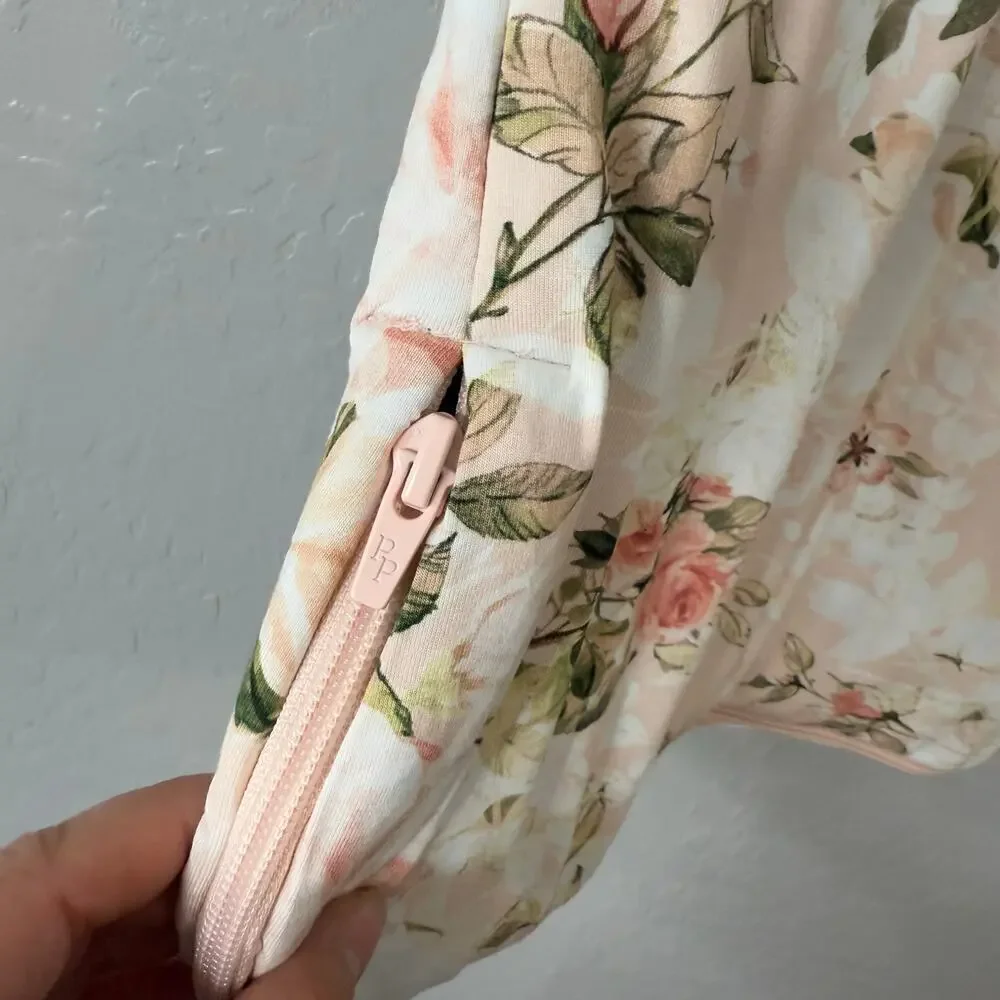 Posh Peanut Sleep Sack, Vintage Pink Rose, 6-18M 1.0 TOG